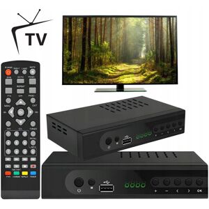 NTN Dekoder Dvb-T2 Tv Tuner Cyfrowej Telewizji Naziemnej Full Hd Uniwersalny NTN Dekoder Dvb-T2 Tv Tuner Cyfrowej Telewizji Naziemnej Full Hd Uniwersalny