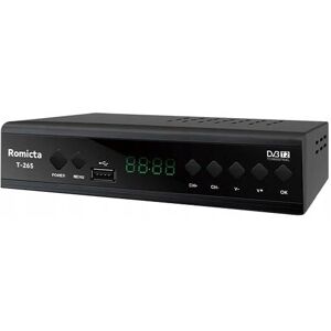 Inny producent Romicta DVB-T2 2024 Dekoder HEVC H.265 Full HD z PVR i USB Inny producent Romicta DVB-T2 2024 Dekoder HEVC H.265 Full HD z PVR i USB
