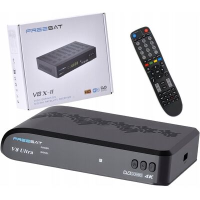Inny producent Dekoder Tuner Combo DVB-T2 DVB-S2X DVB-C 4K H.265 YouTube Wi-Fi LAN + PILOT / GT Media Inny producent Dekoder Tuner Combo DVB-T2 DVB-S2X DVB-C 4K H.265 YouTube Wi-Fi LAN + PILOT / GT Media