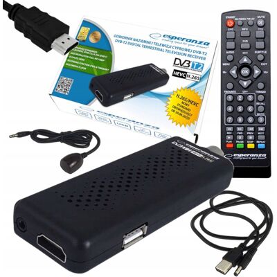 Inny producent DEKODER TUNER TV HD DVB-T2 HEVC H.265 MINI STICK PILOT TELEWIZJA NAZIEMNA Inny producent DEKODER TUNER TV HD DVB-T2 HEVC H.265 MINI STICK PILOT TELEWIZJA NAZIEMNA