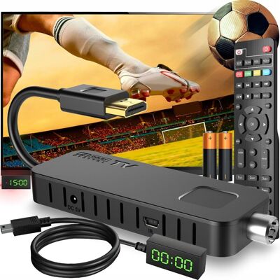 Inny producent DEKODER TUNER TV HD DVB-T2 i DVB-C HEVC H.265 MINI STICK NAGRYWANIE PVR Inny producent DEKODER TUNER TV HD DVB-T2 i DVB-C HEVC H.265 MINI STICK NAGRYWANIE PVR