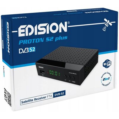 Inny producent Odbiornik satelitarny DVB-S2 FTA EDISION PROTON S2 DVB-S2 Inny producent Odbiornik satelitarny DVB-S2 FTA EDISION PROTON S2 DVB-S2