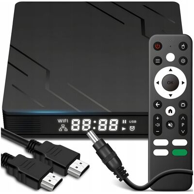 Inny producent SMART TV BOX 3D ANDROID 13 WIFI BLUETOOTH ODTWARZACZ 4K + PILOT KABEL HDMI Inny producent SMART TV BOX 3D ANDROID 13 WIFI BLUETOOTH ODTWARZACZ 4K + PILOT KABEL HDMI