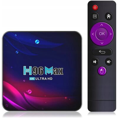 Inny producent Smart TV BOX H96 MAX ULTRA HD 4K 4 64GB ANDROID 11 Inny producent Smart TV BOX H96 MAX ULTRA HD 4K 4 64GB ANDROID 11