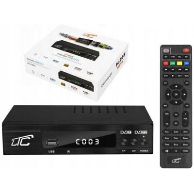 LTC Tuner Dekoder Cyfrowy TV Naziemnej DVB-T2 Telewizji Cyfrowej H.265 HEVC USB LTC Tuner Dekoder Cyfrowy TV Naziemnej DVB-T2 Telewizji Cyfrowej H.265 HEVC USB