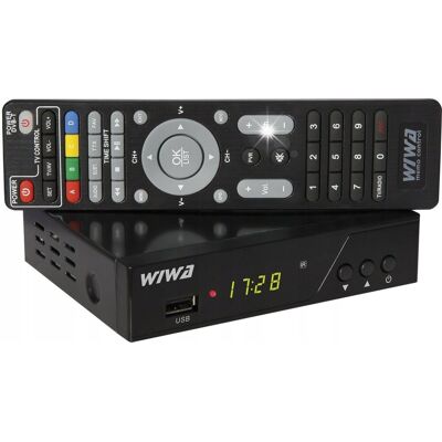 Inny producent Tuner dekoder DVB-T/T2 WIWA H.265 PRO TV naziemna Inny producent Tuner dekoder DVB-T/T2 WIWA H.265 PRO TV naziemna