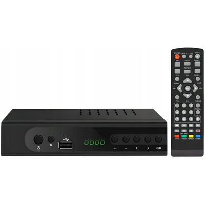 Inny producent TUNER DEKODER DVB T2 HEVC H.265 TELEWIZJI NAZIEMNEJ 4K ULTRA HD USB PILOT Inny producent TUNER DEKODER DVB T2 HEVC H.265 TELEWIZJI NAZIEMNEJ 4K ULTRA HD USB PILOT