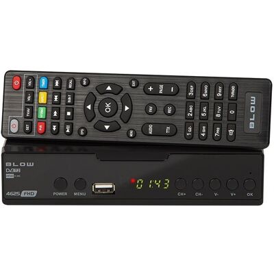 Inny producent TUNER DEKODER DVB-T2 TV NAZIEMNEJ H.265 HEVC FULL HD USB HDMI PILOT BATERIE Inny producent TUNER DEKODER DVB-T2 TV NAZIEMNEJ H.265 HEVC FULL HD USB HDMI PILOT BATERIE