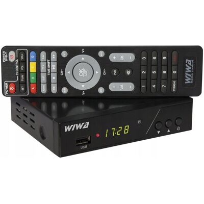 Inny producent TUNER DEKODER TV NAZIEMNEJ HD DVB-T2 HEVC HDMI USB PILOT H.265 NAGRYWANIE Inny producent TUNER DEKODER TV NAZIEMNEJ HD DVB-T2 HEVC HDMI USB PILOT H.265 NAGRYWANIE