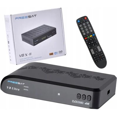 Inny producent Dekoder Tuner Combo Dvb-T2 Dvb-S2x Dvb-C 4k H.265 Youtube Wi-Fi Lan + Pilot / Gt Media Inny producent Dekoder Tuner Combo Dvb-T2 Dvb-S2x Dvb-C 4k H.265 Youtube Wi-Fi Lan + Pilot / Gt Media