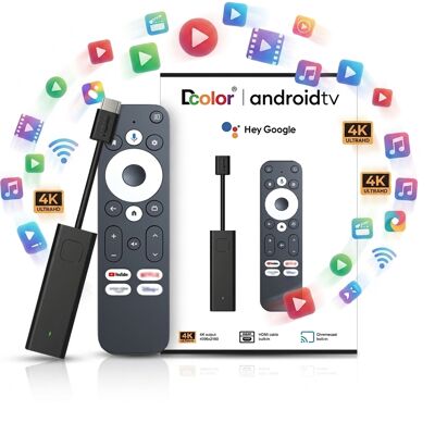 Inny producent Google Chromecast Certyfikowany Smart Tv Stick 4k Android 14 Netflix Pilot Inny producent Google Chromecast Certyfikowany Smart Tv Stick 4k Android 14 Netflix Pilot