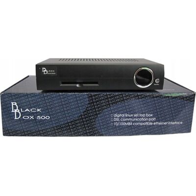 Inny producent Nowy Tuner Cyfrowy BlackBox 500 Linux CZARNY DM Inny producent Nowy Tuner Cyfrowy BlackBox 500 Linux CZARNY DM