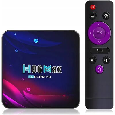 Inny producent Smart Tv Box H96 Max Ultra Hd 4k 4 64gb Android 11 Inny producent Smart Tv Box H96 Max Ultra Hd 4k 4 64gb Android 11