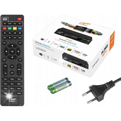 Inny producent Tuner Cyfrowy Dekoder Telewizji Naziemnej z Pilotem DVB-T2 HEVC H.265 Inny producent Tuner Cyfrowy Dekoder Telewizji Naziemnej z Pilotem DVB-T2 HEVC H.265