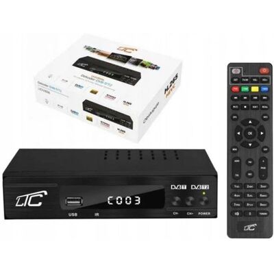 LTC Tuner Dekoder Cyfrowy Tv Naziemnej Dvb-T2 Telewizji Cyfrowej H.265 Hevc Usb LTC Tuner Dekoder Cyfrowy Tv Naziemnej Dvb-T2 Telewizji Cyfrowej H.265 Hevc Usb