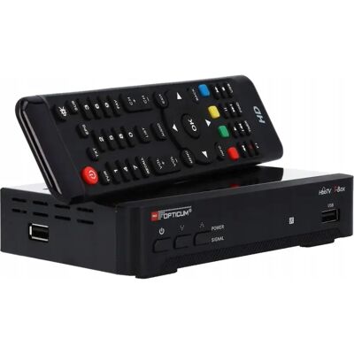 Inny producent Tuner Naziemny Dvb-T2 Z Hbbtv T-Box Opticum Hevc Inny producent Tuner Naziemny Dvb-T2 Z Hbbtv T-Box Opticum Hevc