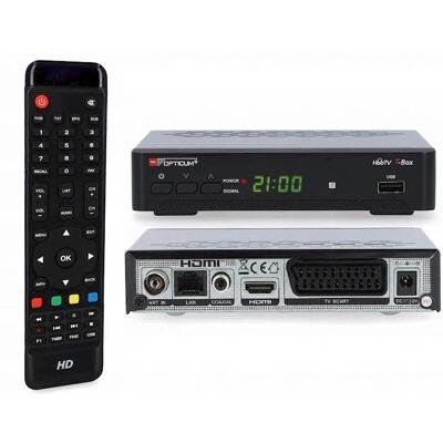 Opticum DVB-T2 HbbTV T-Box H.265 - Odbiornik DVB-T2 Opticum DVB-T2 HbbTV T-Box H.265 - Odbiornik DVB-T2