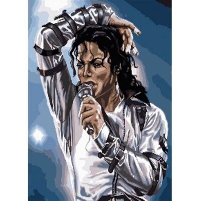 Norimpex, Malowanie Po Numerach Michael Jackson, Występ 40x50cm Norimpex, Malowanie Po Numerach Michael Jackson, Występ 40x50cm