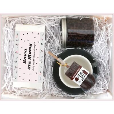 Cup&You Gotowy Zestaw Prezentowy „stylowa Mama“ Kawa Waniliowa Herbaty Sypane Premium Filiżanka Czekoladowy Lizak Prezent Upominek Na Dzień Matki Dla Ukocha.. Cup&You Gotowy Zestaw Prezentowy „stylowa Mama“ Kawa Waniliowa Herbaty Sypane Premium Filiżanka Czekoladowy Lizak Prezent Upominek Na Dzień Matki Dla Ukocha..