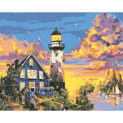 Norimpex Malowanie Po Numerach 40 X 50 Cm Latarnia Morska Norimpex Malowanie Po Numerach 40 X 50 Cm Latarnia Morska