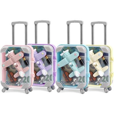 Inny producent Mini Walizka Plastikowa Pudełko Prezentowe 4 Szt 4 Kolory Inny producent Mini Walizka Plastikowa Pudełko Prezentowe 4 Szt 4 Kolory