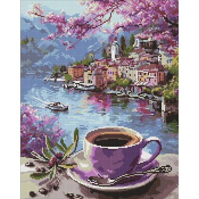 Inny producent Mozaika diamentowa Kawa w fioletowych 40x50 cm Ideyka Inny producent Mozaika diamentowa Kawa w fioletowych 40x50 cm Ideyka