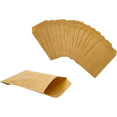 Inny producent Torebki Papierowe 100 Szt 7x12cm Kraft Mini Brązowe Prezenty Inny producent Torebki Papierowe 100 Szt 7x12cm Kraft Mini Brązowe Prezenty