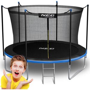 Neo-Sport 10ft/312cm Skakanie z wewnętrzną siatką i drabinką - Skakanie Neo-Sport 10ft/312cm Skakanie z wewnętrzną siatką i drabinką - Skakanie