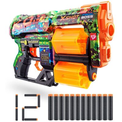 Zuru - Xshot - Pistolet Skins Dread - 12 Kwitów Piankowych - 36517 Zuru - Xshot - Pistolet Skins Dread - 12 Kwitów Piankowych - 36517