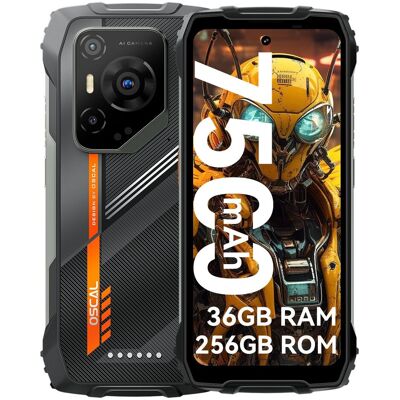 Blackview Smartfon OSCAL PILOT 3 12GB/256GB 7500mAh 5G LTE MT6835V Wodoodporność IP68 NFC Czarny Blackview Smartfon OSCAL PILOT 3 12GB/256GB 7500mAh 5G LTE MT6835V Wodoodporność IP68 NFC Czarny