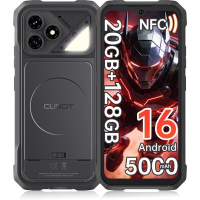 Cubot Kingkong Dura Smartfon Wytrzymały, 2 Wymienne Baterie 5000mah, 6,88' 120hz, 20gb(8+12) Ram/256gb Rom Ip68/ip69k Android 16 Nfc Gps Czarny Cubot Kingkong Dura Smartfon Wytrzymały, 2 Wymienne Baterie 5000mah, 6,88' 120hz, 20gb(8+12) Ram/256gb Rom Ip68/ip69k Android 16 Nfc Gps Czarny