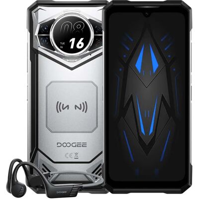 Doogee S200 Vip Wytrzymały Smartfon 5g 256gb 6,72' 10100mah Nfc Gps Słuchawki W Komplecie Srebrny Doogee S200 Vip Wytrzymały Smartfon 5g 256gb 6,72' 10100mah Nfc Gps Słuchawki W Komplecie Srebrny