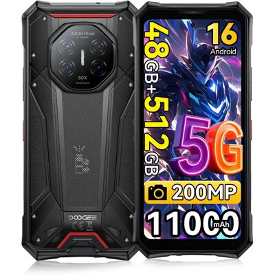 Doogee S300 Pro Wytrzymały Smartfon 5g 48(16+32)/512gb 6,78' 120hz 11000mah Aparat 200mp Ip68/ip69k Czarny Doogee S300 Pro Wytrzymały Smartfon 5g 48(16+32)/512gb 6,78' 120hz 11000mah Aparat 200mp Ip68/ip69k Czarny