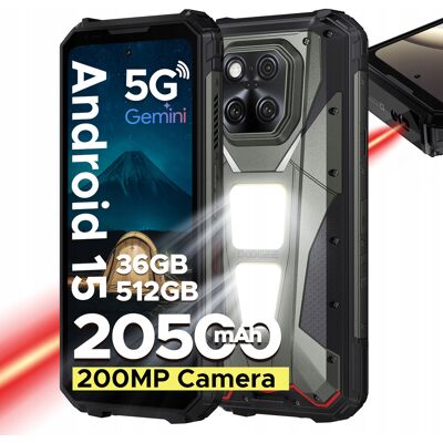 Smartfon Doogee V Max Lr 5g 16+20 / 512 Gb Szary Battle Rust Smartfon Doogee V Max Lr 5g 16+20 / 512 Gb Szary Battle Rust