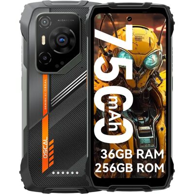 Blackview Smartfon Oscal Pilot 3 12gb/256gb 7500mah 5g Lte Mt6835v Wodoodporność Ip68 Nfc Czarny Blackview Smartfon Oscal Pilot 3 12gb/256gb 7500mah 5g Lte Mt6835v Wodoodporność Ip68 Nfc Czarny