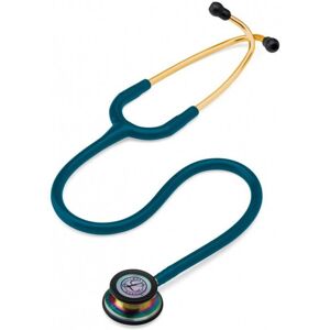 Stetoskop 3M Littmann Classic III tęczowa głowica, złota lira, błękitny Stetoskop 3M Littmann Classic III tęczowa głowica, złota lira, błękitny