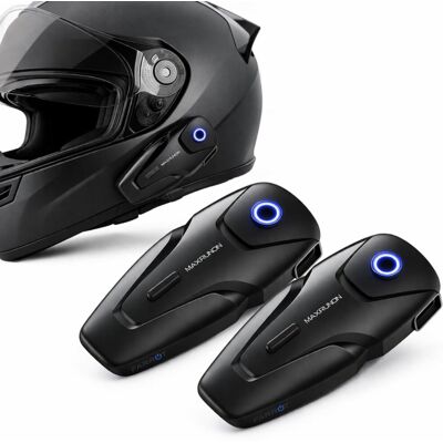 Inny producent Interkom Motocyklowy X2 Zestaw 2 Szt Do 2 Kasków Bluetooth 5.3 500m Anc 100km/h Inny producent Interkom Motocyklowy X2 Zestaw 2 Szt Do 2 Kasków Bluetooth 5.3 500m Anc 100km/h