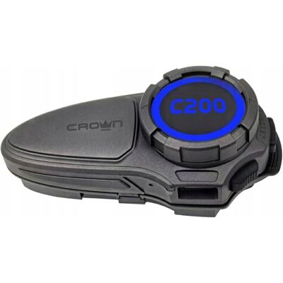 Inny producent Interkom Motocyklowy Crown C200 Mesh Bluetooth Czarny Inny producent Interkom Motocyklowy Crown C200 Mesh Bluetooth Czarny