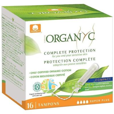 Organiczne tampony Organyc Super Plus - 16 szt. Organiczne tampony Organyc Super Plus - 16 szt.