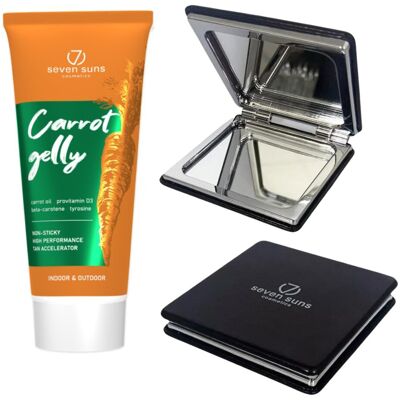 7suns Carrot Gelly Przyspieszacz Opalania 200ml + Podwójne Lusterko 7suns Carrot Gelly Przyspieszacz Opalania 200ml + Podwójne Lusterko