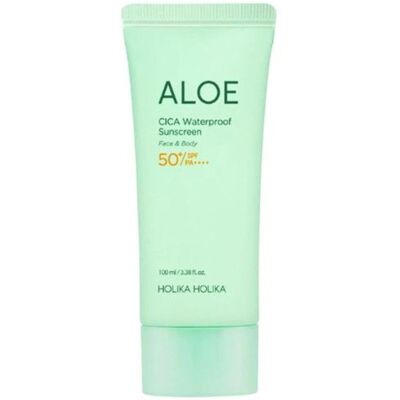 Aloe Cica Waterproof Sunscreen wodoodporny krem przeciwsłoneczny do ciała i twarzy SPF50+ PA++++ 100ml Aloe Cica Waterproof Sunscreen wodoodporny krem przeciwsłoneczny do ciała i twarzy SPF50+ PA++++ 100ml