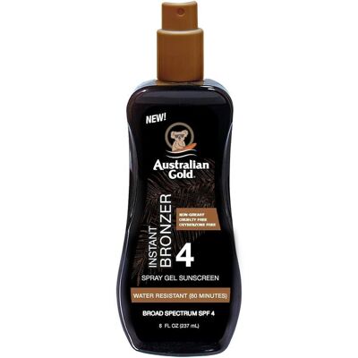 Australian Gold SPF 4 Spray Gel Krem do opalania - Natychmiastowy brązer Australian Gold SPF 4 Spray Gel Krem do opalania - Natychmiastowy brązer