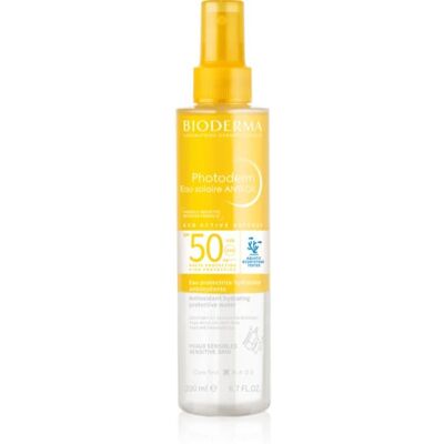 Bioderma PHOTODERM Eau Solaire Anti-Ox SPF 50+ woda ochronna nawilża 200 ml Bioderma PHOTODERM Eau Solaire Anti-Ox SPF 50+ woda ochronna nawilża 200 ml