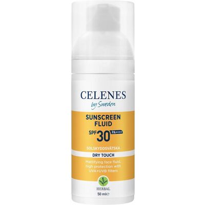 CELENES by Sweden HERBAL Fluid Krem przeciwsłoneczny do opalania SPF 30 50m CELENES by Sweden HERBAL Fluid Krem przeciwsłoneczny do opalania SPF 30 50m