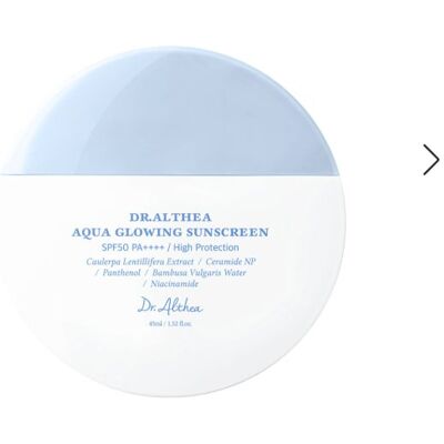 Dr. Althea Aqua Glowing Sunscreen Nawilżający krem przeciwsłoneczny SPF50+ Dr. Althea Aqua Glowing Sunscreen Nawilżający krem przeciwsłoneczny SPF50+