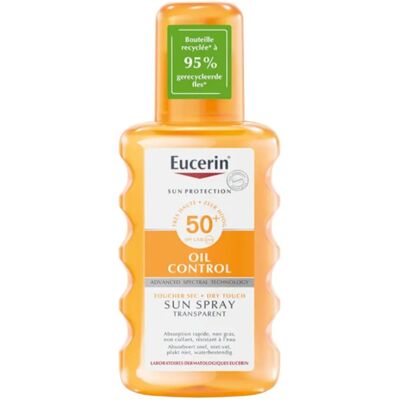 Eucerin Sun Sensitive Protect SPF50+ Spray - Spray do ochrony przeciwsłonecznej dla wrażliwej skóry Eucerin Sun Sensitive Protect SPF50+ Spray - Spray do ochrony przeciwsłonecznej dla wrażliwej skóry