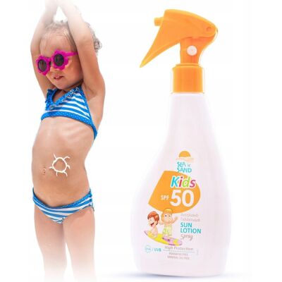 Greckie opalanie Sea’n’Sand Dziecięcy balsam przeciwsłoneczny SPF 50 220ml Greckie opalanie Sea’n’Sand Dziecięcy balsam przeciwsłoneczny SPF 50 220ml