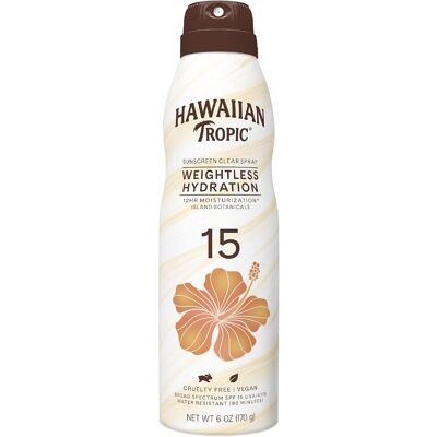 Hawaiian Tropic, Spray Z Filtrem Przeciwsłonecznym Spf 15, 170g Hawaiian Tropic, Spray Z Filtrem Przeciwsłonecznym Spf 15, 170g