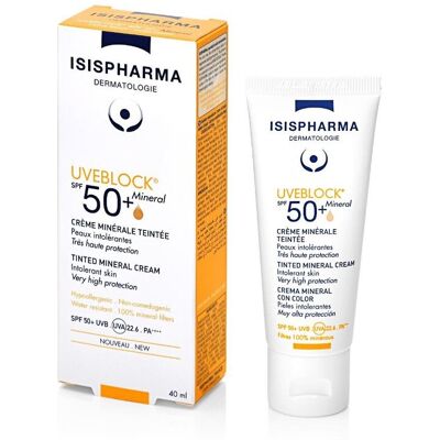 Isispharma Uveblock Mineralny Krem Przeciwsłoneczny SPF 50+ do Twarzy i Ciała Isispharma Uveblock Mineralny Krem Przeciwsłoneczny SPF 50+ do Twarzy i Ciała