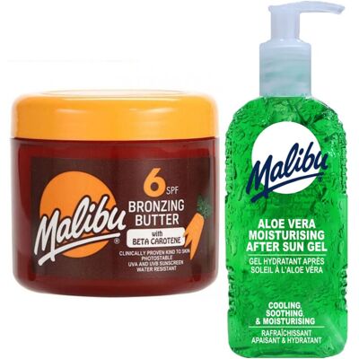 Malibu Przyspieszacz Opalania SPF6 300ml + Aloe Żel Po Opalaniu 200ml Malibu Przyspieszacz Opalania SPF6 300ml + Aloe Żel Po Opalaniu 200ml